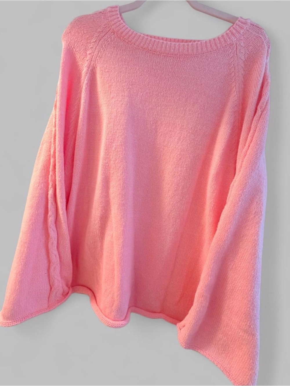 Women's Pink Crewneck Sweater - Soft Knit